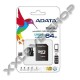 ADATA PREMIER 64GB MICRO SDXC MEMÓRIAKÁRTYA CLASS 10 + ADAPTER