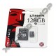 KINGSTON 128GB MICRO SDXC MEMÓRIAKÁRTYA UHS-I U1 CLASS 10 + ADAPTER (45/10 MB/S)