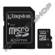 KINGSTON 32GB MICRO SDHC MEMÓRIAKÁRTYA CLASS 4 + ADAPTER