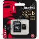 KINGSTON 32GB MICRO SDHC MEMÓRIAKÁRTYA UHS-I CLASS 10 (90/45 MB/S) + ADAPTER