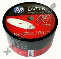 HP DVD-R 16X TELJES FELÜLETÉN NYOMTATHATÓ LEMEZ, SHRINK (50)