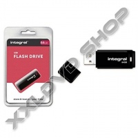 INTEGRAL 64GB PENDRIVE USB 2.0 - BLACK