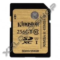 KINGSTON 256GB SDXC MEMÓRIAKÁRTYA UHS-I CLASS 10 (90/45 MB/S)