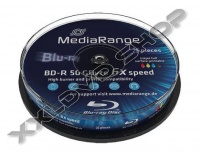 MEDIARANGE BD-R DL 6X 50GB BLU-RAY LEMEZ - CAKE (25)