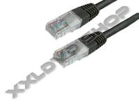 MEDIARANGE UTP PATCH KÁBEL CAT6, RJ45/RJ45 FEKETE 1M