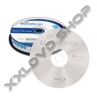 MEDIARANGE BD-R  25GB 6X NYOMTATHATÓ FELÜLETŰ BLU-RAY LEMEZ - CAKE (10) 