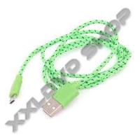 OMEGA MICRO USB TO USB ADATKÁBEL 1M KÉK-ZÖLD 42317