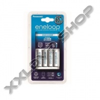 PANASONIC TÖLTŐ BQ-CC51 BASIC CHARGER + R6/AA ENELOOP 1900 MAH (4)