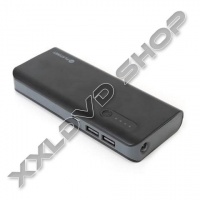 PLATINET POWER BANK 8000MAH + MICROUSB CABLE + TORCH BLACK/GREY [42414]