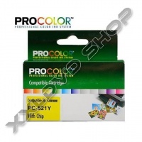 PROCOLOR CANON PC-521Y CHIP SÁRGA UTÁNGYÁRTOTT TINTAPATRON