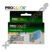 PROCOLOR CANON PC-8C CHIP CIÁN UTÁNGYÁRTOTT TINTAPATRON