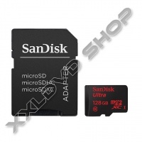 SANDISK ULTRA 128GB MICRO SDHC MEMÓRIAKÁRTYA UHS-I ANDROID CLASS 10 + ADAPTER