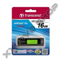 TRANSCEND 16GB USB 3.0 PENDRIVE JETFLASH 760 FEKETE / ZÖLD