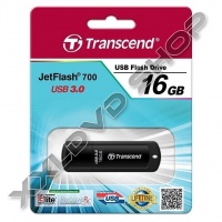 TRANSCEND 16GB USB 2.0 PENDRIVE JETFLASH 700 FEKETE 