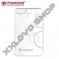 TRANSCEND STOREJET 25A3 1TB USB 2.0/3.0 2,5'' HDD KÜLSŐ MEREVLEMEZ, FEHÉR