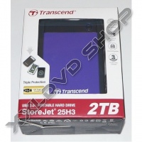 TRANSCEND STOREJET 25H3B 2TB EXT. HDD KÜLSŐ MEREVLEMEZ 2.5'' USB 3.0, SW ELITE, OTB, KÉK