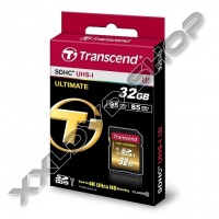 TRANSCEND 32GB SDHC MEMÓRIAKÁRTYA CLASS 10 UHS-I U3 