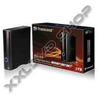 TRANSCEND STOREJET 35T3 TURBO 3TB HDD KÜLSŐ MEREVLEMEZ 3.5'' USB 3.0, SW ELITE, 256-BIT AES, FEKETE