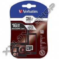 VERBATIM 16GB MICRO SDHC MEMÓRIAKÁRTYA - CLASS 10