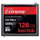 SANDISK EXTREME 128GB COMPACT FLASH MEMÓRIAKÁRTYA