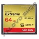 SANDISK EXTREME 64GB COMPACT FLASH UDMA7 MEMÓRIAKÁRTYA