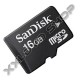 SANDISK 16GB MICRO SDHC MEMÓRIAKÁRTYA CLASS 4